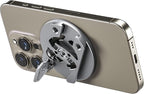 LEOFOTO PM-01 Magnetic Plate for Phones, Phone Stand with Hidden Tool, 1/4" and 3/8" Screw Hole, ARRI and Arca Compatible
