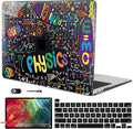 Case Compatible with MacBook Pro 13 inch M2 M1 2022 2021-2016 A2338 A2289 A2251 A2159 A1989 A1706,Pattern Plastic Hard Shell Keyboard Cover Screen Film Webcam Cover, Physical Chemistry