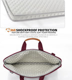 KINGSLONG Slim 17.3 inch Laptop Bag Sleeve Carrying Case with Shoulder Strap, Notebook Ultrabooks Computer Handbag Cover for Men Women Fit for Acer Asus Lenovo HP Toshiba Red