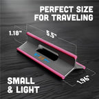 Steepy Portable Laptop Stand for Desk 3 Heights Computer Stand for Laptop Riser – Ergonomic Soporte para Laptop Base – Computer Holder & Elevated Lifter for Travel, Home Office, Projector Riser or DJ