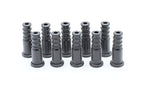 THE CIMPLE CO Coaxial Cable Weather Boot - RG6 Connectors RG59 Ends Coaxial Boots - Weatherproof (Black) - Pack of 10