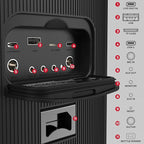 Monster Cycle Plus Bluetooth Speaker, 380W High Power Portable Party Speaker with 7 Lighting Effects, 108dB Loud Stereo Sound, 24H Playtime, Speakers with Subwoofer for Outdoor, Party