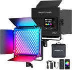 Mettlelite LS800C RGB Light Stick and Mettlelite SPL210C LED Video Light Full Color Video Light with APP Control 2800K-8000K CRI96 TLCI97 RGB CCT HSI Mode LED Light Bundle