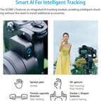 FeiyuTech SCORP 2 Gimbal Stabilizer for DSLR and Mirrorless Camera, Integrated Al Tracking Sensor, 3-Axis Camera Stabilizer for Sony Canon Panasonic Nikon, 2.5kg Payload Touch Screen Vertical Shooting