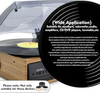 Monosaudio 4Pcs Audio Isolation Feet Turntable Feet 40x20mm Turntable Isolation Pad Replacement with Non-Slip Rubber Ring/3M Adhesives/M4 Screw for Speakers,Subwoofers,Amplifier,Turntable（Rose Gold）