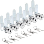 Uenhoy 6 Pack Cam Locks Keyed Alike, 1" (25mm) Cam Lock Set for Drawers Mailbox Tool Box RV, File Cabinet Locks with Keys