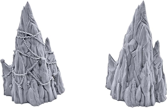 EnderToys Tormented Scatter by Printable Scenery, 3D Printed Tabletop RPG Scenery and Wargame Terrain 28mm Miniatures