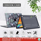 CISSOOK Laptop Hard Shell Case for MacBook Air 13.6 Inch Case 2025 2024 2022 Release Model A3240 A3113 A2681 Cute Cacti Shell with Keyboard Cover for MacBook Air 13-inch M4 M3 M2 Chip, Cactus