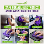 Screen Mom Screen Cleaner Refill with Dispensing Tap, 1-Gallon for Screen Cleaner Spray and Wipe for TV, Computer, Phone, iPad, Car Screen Cleaning Kit Electronic Cleaner Spray