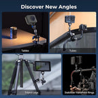 SMALLRIG 7 Inch Magic Arm with Crab-Shaped Clamp, Arm with 1/4"-20 Screw and Retractable Pins, for Action Cameras, Monitors, Video Lights, and Microphones - 5310