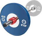 Lock-Jaw Sport Olympic Barbell Collar - Quick Release Barbell Clamp (Red)