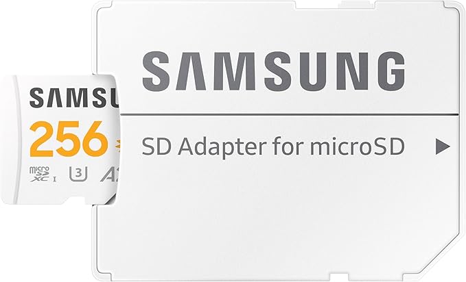 Samsung PRO Plus Sonic The Hedgehog + Adapter, 256GB microSDXC, Up-to 180MB/s, Full HD & 4K UHD, UHS-I, C10, U3, V30, A2, for Nintendo-Switch, Steam Deck, GoPRO, DJI Drone, Tablets (MB-MD256SA/LC1)