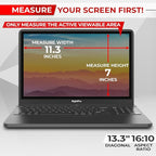 Magnetic Laptop Privacy Screen 13.3 Inch 16:10 - Removable Computer Privacy Filter Shield and Protector