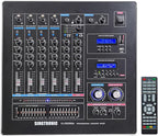 Singtronic KJ-5000Mix Professional Karaoke Console Mixer | HDMI ARC, Optical, Bluetooth, USB Recording, 8-Band EQ, Anti-Feedback, BBE DSP Processor, Rack-Mountable DJ/KJ Mixer
