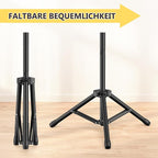 Tripod Speaker Stands with Carry Bag, Foldable for Storage, Ideal for DJ PA, Adjustable Height 35.62" to 47.24"