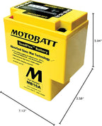 Motobatt MB16A 17.5Ah Battery, MB16A