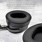 TRANSTEK Replacement Earpads Compatible with Audeze Maxwell Headphones, Maxwell Replacement Ear Cushion, Thickness and Noise Isolation Foam (Cooling Gel Mesh)