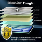 BELLEMOND Tempered Glass Screen Protector designed for iPad Air 11” (M3, 2025 / M2, 2024) - Ultra Clear「EZ Guide」Alignment Kit for Flawless Installation, 10H Hardness - Designed in Japan