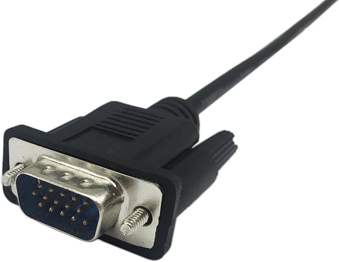 CERRXIAN 1ft VGA SVGA 15 Pin HD15 Male to Female Adapter Video Monitor Extension Cable for PC Laptop TV Porjector(mf)