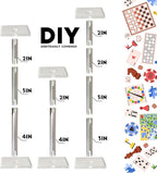 AAiphuwew 3pcs Combat Risers for Flying Miniatures, Adjustable Height Multi-Tiered Raised Platforms Flying Miniatures Combat Riser for Tabletop RPG and Board Games