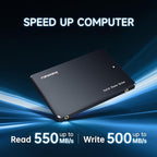 S101 250GB SSD SATA III 6Gb/s 2.5" Internal Solid State Drive, Read Speed up to 550MB/sec, Compatible with Laptop and PC Desktops(Black)