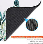 Square Mouse Pad Green Grass, Personalized Premium-Textured Custom Mouse Mat Design, Washable Mousepad Cloth, Non-Slip Rubber Base Computer Mouse Pads for Wireless Mouse