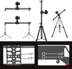 GVM Motorized Camera Slider, 31" Carbon Fiber Dolly Rail Camera Slider with Time-Lapse Photography, Tracking Shooting and 120 Degree Panoramic Shooting for Most Cameras, with Remote Controller
