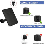 6W Solar Panel Charger for Blink Outdoor/Outdoor(3rd Gen)/XT XT2 Camera Solar Panel with 13.1ft Waterproof Charging Cable, Waterproof Rubber Plug, 360°Adjustable (for Blink 3-3PC)