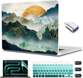 CISSOOK Mountain Case for MacBook Pro 14 inch 2024 2023-2021 Release Model M4 A3112 A3185 A3401/ M3 A2992 A2918/ M2 A2779 /A2442 M1 with Touch ID, Plastic Sunshine Mountain Cover for MacBook Pro 14
