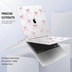 May Chen for MacBook Pro 13 inch Case 2022 2021 2020 Release A2338 M2 M1 A2289 A2251, Plastic Crystal Hard Shell Case Cover for MacBook Pro 13 inch Touch Bar Fits Touch ID, Star Bows