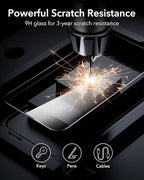 ESR 3 Pack for iPhone 13 Pro Max/iPhone 14 Plus Screen Protector, [9H Hardness] [Military Grade Shatterproof] Tempered Glass Film with Flawless Fit Tray