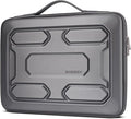DOMISO 13.3 inch Laptop Sleeve with Handle Shockproof Computer Bag Waterproof EVA Protective Carrying Case for 13-13.3 inch Notebooks/13 MacBook Air/MacBook Pro Retina/Dell XPS 13/HP, Dark Grey