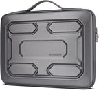 DOMISO 13.3 inch Laptop Sleeve with Handle Shockproof Computer Bag Waterproof EVA Protective Carrying Case for 13-13.3 inch Notebooks/13 MacBook Air/MacBook Pro Retina/Dell XPS 13/HP, Dark Grey