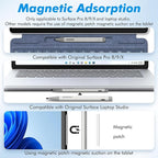 Uogic Slim Pen 2 for Surface, with 4096 Pressure, Erase & Right-Click, Palm Rejection for Surface Pro (4th/5th/6th/7th/7+/8th/9th/10th Gen), Surface Duo (1st/2nd Gen), Surface Book (1st/2nd/3rd Gen)
