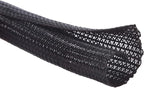 Alex Tech 10ft - 1/4 inch Cord Protector Wire Loom Tubing Cable Sleeve Split Sleeving For USB Cable Power Cord Audio Video Cable – Protect Cat From Chewing Cords - Black