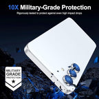 for Samsung Galaxy A16 Camera Lens Protector, Individual Metal Ring Tempered Glass Lens Cover, [Strong Adsorption] Scratch Resistant Ultra-Thin HD Clear Lens Cover, 1 Set-Slivery Ring
