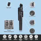 Extendable Auto Face Tracking Phone Tripod Stand, Compatible for Android/iPhone, 360° Rotation Selfie Sticks with Light, Smart AI Facial Recognition, Cameraman Shooting for Video, Vlog, Live Stream