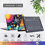 CISSOOK Compatible with MacBook Air 13 inch Case 2021 2020 2019 2018 Release A2337 M1 A2179 A1932, Hard Shell Case+ Keyboard Cover for MacBook Air 13 Inch with Retina Display Touch ID, Universe Space
