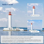 AODELAN for Canon Rechargeable Wireless Shutter Release Camera Remote Control Zoom Focus Compatible with R50,G7X Mark III,R6 Mark II,R5,R6,M6 Mark II,M200,M50,90D,200D,Replace Canon BR-E1(Black)