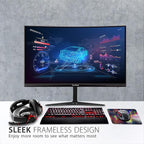 ViewSonic VX2418C 24 Inch 1080p 1ms 180Hz Curved Gaming Monitor with FreeSync Premium, Eye Care, HDMI and DisplayPort