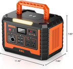 EBL Portable Power Station 1000W, Camping Solar Generator 270000mAh with 110V AC Outlet, PD 60W Fast Charging For Home Camping Emergency Backup