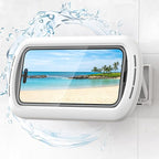 Lamicall [Enhanced Sound Quality Shower Phone Holder Waterproof, Speaker Hole & 480° Rotation Shower Case Accessories, IPX6 Waterproof Wall Mount for iPhone 16 Pro Max, S25 Ultra, 4-7" Big Phones