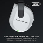 Turtle Beach Stealth 600 Wireless Multiplatform Amplified Gaming Headset for PS5, PS4, PC, & Mobile – Bluetooth, 80-Hr Battery, Noise-Cancelling Flip-to-Mute Mic, 50mm Speakers – White
