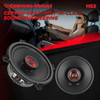 CERWIN-VEGA! HED 2025 Edition Coaxial Speaker – 5.25” 2-Way Coaxial Full Range Speaker System - H52