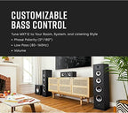 Polk Monitor XT12 Powered Sub - 12" Dynamic Balanced Woofer & 100W Class A/B Amplifier, Low-Resonance MDF Cabinet & Removable Grille, Dolby Atmos & DTS:X Compatible, Midnight Black