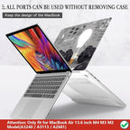 CISSOOK Creative Bulb Hard Shell Case for MacBook Air 13.6 inch M3 A3113 A2681 M2 2025 2024 2022 Release, Plastic Hard Shell Cover with Keyboard Cover for MacBook Air 13.6 M2 M3 2022-2025