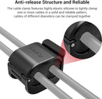 SmallRig Camera Clamp (4 pcs) for HDMI/SDI/Microphone Cable, DSLR Camera Cable Lock Mount Support 2-7mm