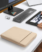 tomtoc 360 Protective Laptop Sleeve for 14-inch MacBook Pro M4/M3/M2/M1 Pro/Max A3112 A3401 A3185 A2992 A2918 A2779 2024-2021, Water-Resistant Case Bag with Accessory Pocket for 13.8 Surface Laptop 7