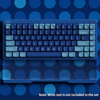nuphy Halo75 V2 Mechancial Gaming Kyeboard,75% Wireless Hot Swappable Bluetooth Keyboard,83 Kyes RGB Backlit Keyboard,Support Bluetooth/2.4GHz/USB-C (Blue, Mint (37gf))