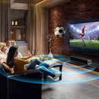 MZEIBO TV Sound Bar, Sound Bars for Smart TV Bluetooth 5.0 Soundbar 50W 17Inch Soundbars with ARC/Optical/AUX Connection Surround for Home Theater Audio